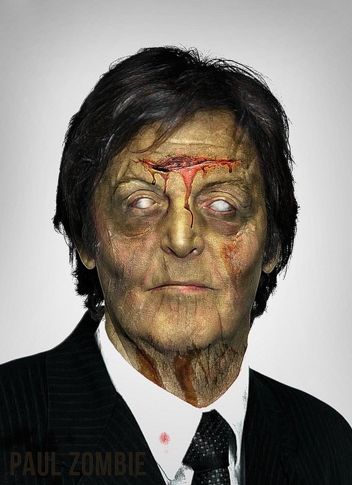 Пол МакКартни в арт-проекте Famous Zombies