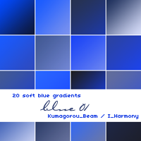 градиенты для фотошопа 20 soft blue gradients