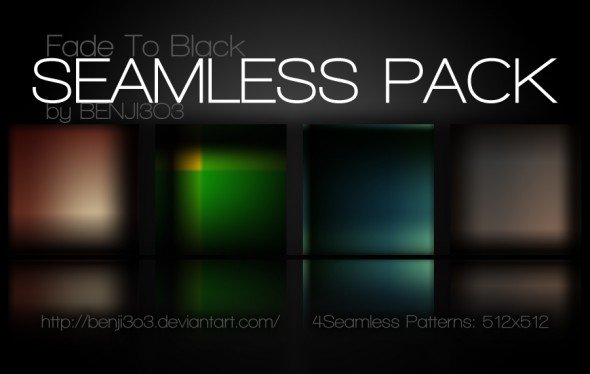 градиенты для фотошопа Seamless Fade To Black