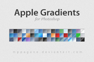 градиенты для фотошопа apple gradients